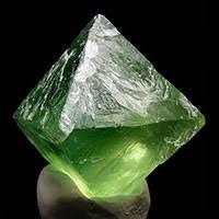 green fluorite crystals