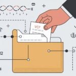 Illustrative diagram of adding VCF files to a GLnexus database for genetic data management.